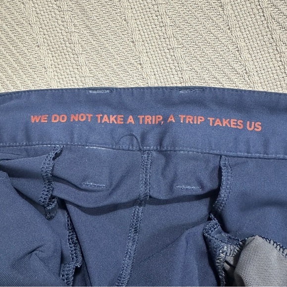 Rhone Slim Commuter pants, blue, size 38, lightweight, polyester - Picture 7 of 14